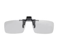 sourcing map Polarized Clip-on 3D Glasses for Anaglyph Movies Theater | Passive Circular 3D Viewing Glasses Frame for Games TV Photo