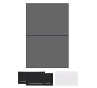 sourcing map Polarized Film, 11.8 x 7.9 Inch Adhesive Polarized Sheets Linear Polarizing Filter with Cleaning Kit Scraper for LCD Screen Repair Physics Education, 0 Degree