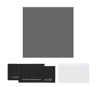 sourcing map Polarized Film, 5 x 5 Inch Universal Adhesive Polarized Sheets Linear Polarizing Filter with Cleaning Kit Scraper for LCD Screen Repair Physics Education (120x120mm)