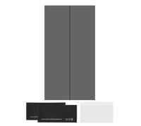 sourcing map Polarized Film, 6.2 x 3.3 Inch Adhesive Polarized Sheets Linear Polarizing Filter with Cleaning Kit Scraper for LCD Screen Repair Physics Education, 90 Degree