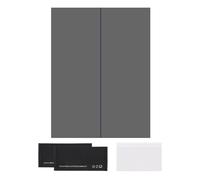 sourcing map Polarized Film, 6.5 x 8.6 Inch Adhesive Polarized Sheets Linear Polarizing Filter with Cleaning Kit Scraper for LCD Screen Repair Physics Education, 90 Degree