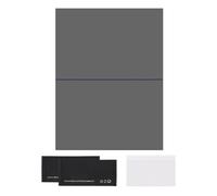 sourcing map Polarized Film, 6.5 x 8.6 Inch Adhesive Polarized Sheets Linear Polarizing Filter with Cleaning Kit Scraper for LCD Screen Repair Physics Education, 0 Degree