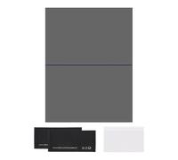 sourcing map Polarized Film, 6 x 7.9 Inch Adhesive Polarized Sheets Linear Polarizing Filter with Cleaning Kit Scraper for LCD Screen Repair Physics Education, 0 Degree