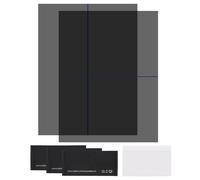 sourcing map Polarized Film, 7.9" Adhesive Polarized Sheets Linear Polarizing Filter with Cleaning Kit Scraper for LCD Screen Repair Physics Education, 0 Degree/90 Degree