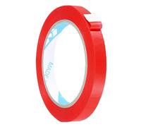 sourcing map Poly Bag Sealing Tape, 1/2" x 98.4 Yard Plastic Bag Sealer Tape Packaging Sealing for Shops Packaging Food Vegetable Meat Cake Bread Freezer Ice, Dark Red