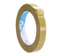 sourcing map Poly Bag Sealing Tape, 9/16" x 98.4 Yard Plastic Bag Sealer Tape Packaging Sealing for Shops Packaging Food Vegetable Meat Cake Bread Freezer Ice, Brown