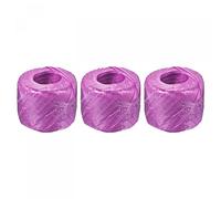sourcing map Polyester Nylon Plastic Rope Twine Household Bundled for Packing Gardening Craft,450m Total Length,Purple Pack of 3