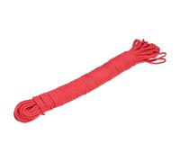 sourcing map Polypropylene Rope Braid Cord 15M/49.2ft 2mm Dia Red for Indoor Outdoor Camping Clothes Line