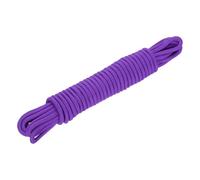 sourcing map Polypropylene Rope Braid Cord 15M/49ft 1/2" 12mm Purple for Indoor Outdoor Camping Clothes Line