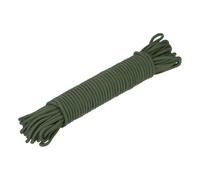 sourcing map Polypropylene Rope Braid Cord 30M/98.5ft 8mm Dia Dark Green for Indoor Outdoor Camping Clothes Line