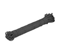 sourcing map Polypropylene Rope Braid Cord 45M/147.6ft 1/8" 3mm Black for Indoor Outdoor Camping Clothes Line