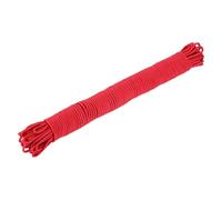 sourcing map Polypropylene Rope Braid Cord 45M/147.6ft 3/16" 4mm Red for Indoor Outdoor Camping Clothes Line