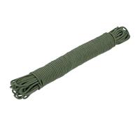 sourcing map Polypropylene Rope Braid Cord 45M/147.6ft 3/16" 5mm Dark Green for Indoor Outdoor Camping Clothes Line