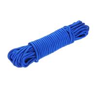sourcing map Polypropylene Rope Braid Cord 45M/147.7ft 3/8" Blue for Indoor Outdoor Camping Clothes Line