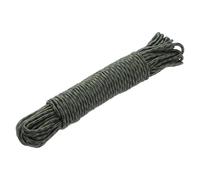 sourcing map Polypropylene Rope Diamond Braid Nylon Cord 3/8" 98ft/30m High Strength for Indoor Outdoor Camping Boating Clothes Line - 9mm,Army Green/Black