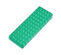 sourcing map Polypropylene Test Tube Rack Double Panel 60 Hole for 0.5ml/1.5ml/2ml Centrifuge Tube Freezing Tube Holder Green 2Pcs