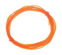 sourcing map Polyurethane Round Belts 2mm Dia 16.4ft(5 Meters) Length Smooth Surface PU Urethane Belt for Drive Transmission, Orange