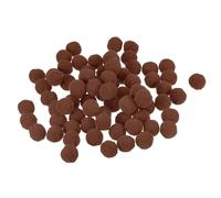 sourcing map Pom Felt Balls Felting Fabric 1.5cm 15mm Dark Brown for Home Crafts Project DIY Pack of 100