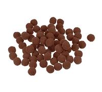 sourcing map Pom Felt Balls Felting Fabric 1.5cm 15mm Dark Brown for Home Crafts Project DIY Pack of 200