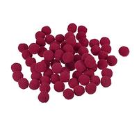 sourcing map Pom Felt Balls Felting Fabric 1.5cm 15mm Dark Red, Pack of 100 | Pom Poms Felt Balls for Home Crafts Project DIY
