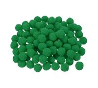 sourcing map Pom Felt Balls Felting Fabric 2.5cm 25mm Dark Green for Home Crafts Project DIY Pack of 100