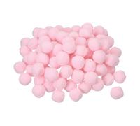 sourcing map Pom Felt Balls Felting Fabric 2.5cm 25mm Pale Pink for Home Crafts Project DIY Pack of 100