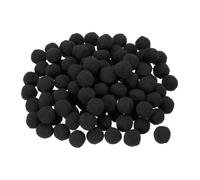 sourcing map Pom Felt Balls Felting Fabric 2cm 20mm Black for Home Crafts Project DIY Pack of 100