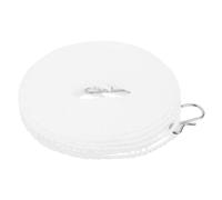 sourcing map Portable Clothesline, 16.4ft Nylon Windproof Non-Slip Washing Line Rope for Courtyard Outdoor Travel Camping Laundry Drying, White