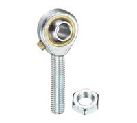 sourcing map POSB5 5/16 Inch Male Rod End Bearing, 5/16-24 UNF Right Hand Male Thread Rod End with Jam Nuts for Agriculture, Machinery, CNC Equipment (ABEC3)
