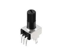 sourcing map Potentiometer 5K Ohm Variable Resistors Single Turn Rotary Carbon Film 10pcs