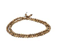 sourcing map Prayer Beads Bracelet with Bag,6mm Dia,Agarwood Color