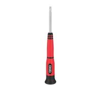 sourcing map Precision Hex Screwdriver 3mm S2 Steel Magnetic Hex Mini Pen Style Screw Driver with PP Non-Slip Handle for Eyeglasses Watch Laptop Electronic, Red(Black)