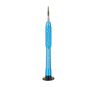 sourcing map Precision Pentagonal Screwdriver 0.8mm S2 Steel Magnetic Pentagonal Mini Pen Style Screw Driver with Aluminium Handle for Eyeglasses Watch Laptop Electronic, Blue(Black)