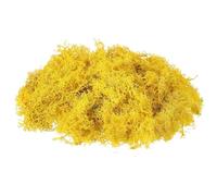 sourcing map Preserved Reindeer Moss, 17.6oz Fake Moss for Crafts Artificial Dried Moss for Decoration Terrariums Potted Plants, Yellow