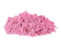 sourcing map Preserved Reindeer Moss 7oz Fake Moss for Crafts Rose Pink | Artificial Dried Lichen for Decoration Terrariums Potted Plants