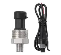 sourcing map Pressure Transducer Sender Sensor with Connector, 1/8" NPT 200 PSI Stainless Steel Pressure Transmitter for Oil Fuel Water Air
