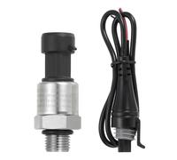 sourcing map Pressure Transducer Sender Sensor with Connector, G1/4" 750 PSI Stainless Steel Pressure Transmitter for Oil Fuel Water Air