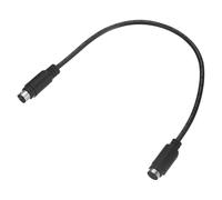 sourcing map PS/2 Mouse and Keyboard Extension Cable 6Pin 0.98 Feet Male to Female for PC, Black