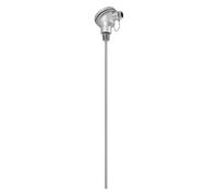 sourcing map PT100 1/2" NPT RTD Thermocouple Stainless Steel Probe Material 201 Temperature Sensor Probe Terminal Head -50 to 420C, 8x500mm