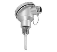 sourcing map PT100 1/2" NPT RTD Thermocouple Stainless Steel Probe Material 201 Temperature Sensor Probe Terminal Head -50 to 500C, 8x50mm