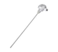 sourcing map PT100 1/2" NPT RTD Thermocouple Stainless Steel Temperature Sensor Probe Terminal Head -50 to 420C, 8x400mm