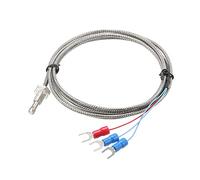 sourcing map PT100 Thermocouple Temperature Sensor M6 Screw Temperature Probes 5ft -50 to 200°C(-58 to 392°F)
