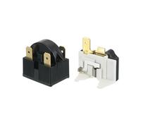 sourcing map PTC Refrigerator Starter Relay 4.7 Ohm 3 Pin and 110V-1/4HP-Middle Terminal Freezer Overload Protector for Fridge Cooler Compressor
