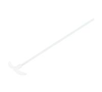 sourcing map PTFE Electric Stirring Rod 400x100mm Length Overhead Stirrer Mixer Shaft with Foldable Paddle for Lab