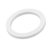 sourcing map PTFE Flat Washers 24mm OD 18mm ID 2mm Thick Flange Gasket, White Pack of 5