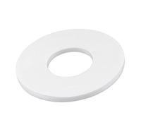 sourcing map PTFE Flat Washers 57mm OD 24mm ID 3mm Thick DN20 Flange Gasket, White