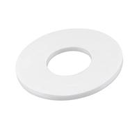 sourcing map PTFE Flat Washers 57mm OD 24mm ID 3mm Thick | DN20 Flange Gasket, White Pack of 2