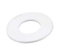 sourcing map PTFE Flat Washers 68mm OD 32mm ID 3mm Thick DN25 Flange Gasket, White Pack of 2