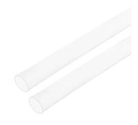 sourcing map PTFE Heat Shrink Tubing 4 to 1 Ratio, Cable Sleeving 9mm x 3.0m Shrink Wrap Tubing Waterproof Sealed(Clear, Pack of 2)