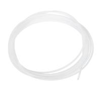 sourcing map PTFE Tubing Hose 200cm/6.56ft Long, 0.8mm ID 1.6mm OD High Temperature Tube, Insulating 3D Printer Hose White for Convey